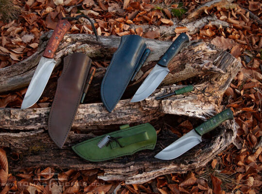 Bushcraft knives made by Tomas TRMAN RUcker