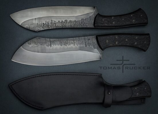 Large and heavy chopping knife