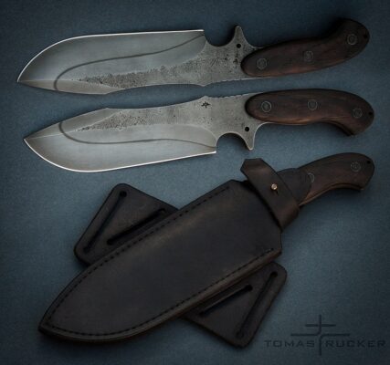 Fulltang chopper knife